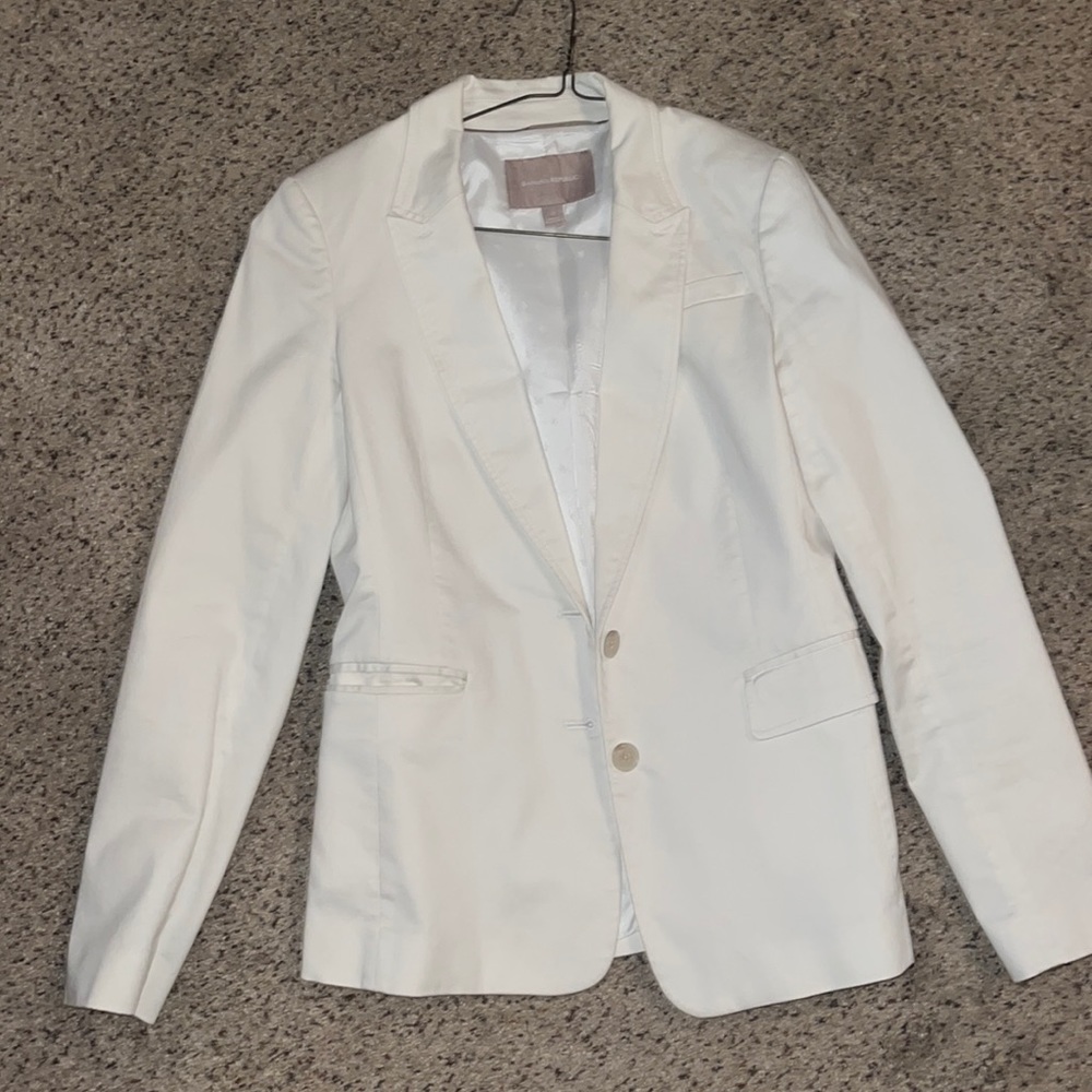 Womens Banana Republic white blazer